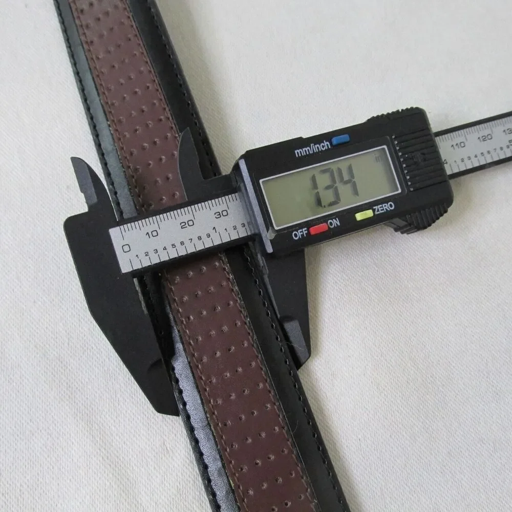 PGA‎ Tour 42 Belt Leather Reversible Black Brown Inset 2849500 Silver Tone Golf